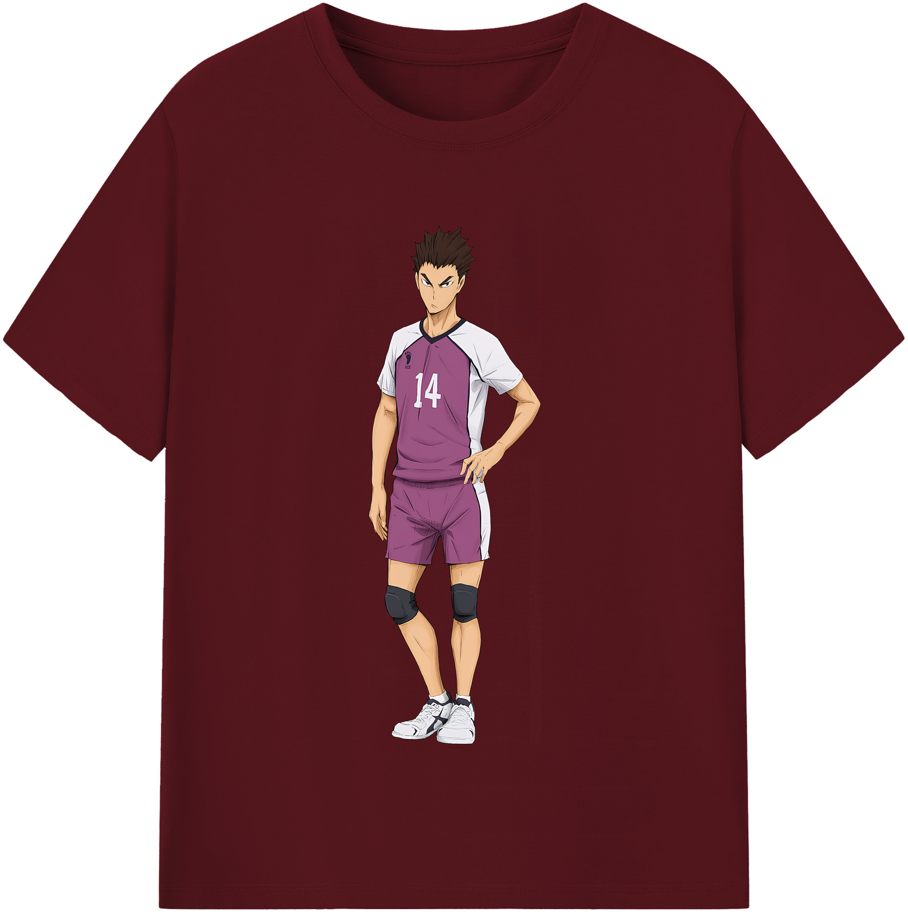 （画像用） ハイキュー!! Haikyu!! 綿100％半袖Tシャツ（フロントプリント）